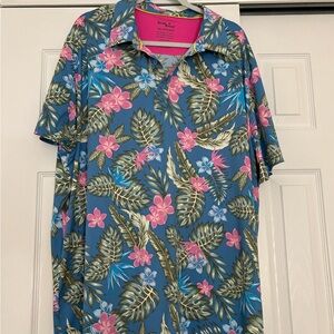 Blue Floral Shirt